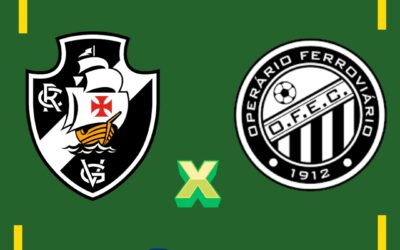 ADVERSÁRIO DEFINIDO – Operário-PR será o adversário do Vasco na Terceira fase da Copa do Brasil