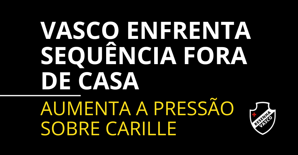 AUMENTA A PRESSÃO SOBRE CARILLE empate melancólico