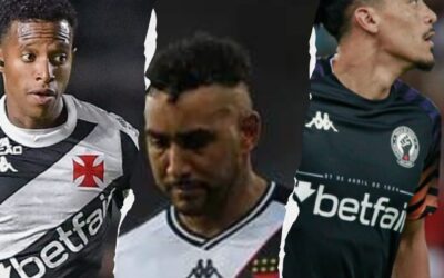 Vasco desfalcado para o clássico contra o Flamengo!