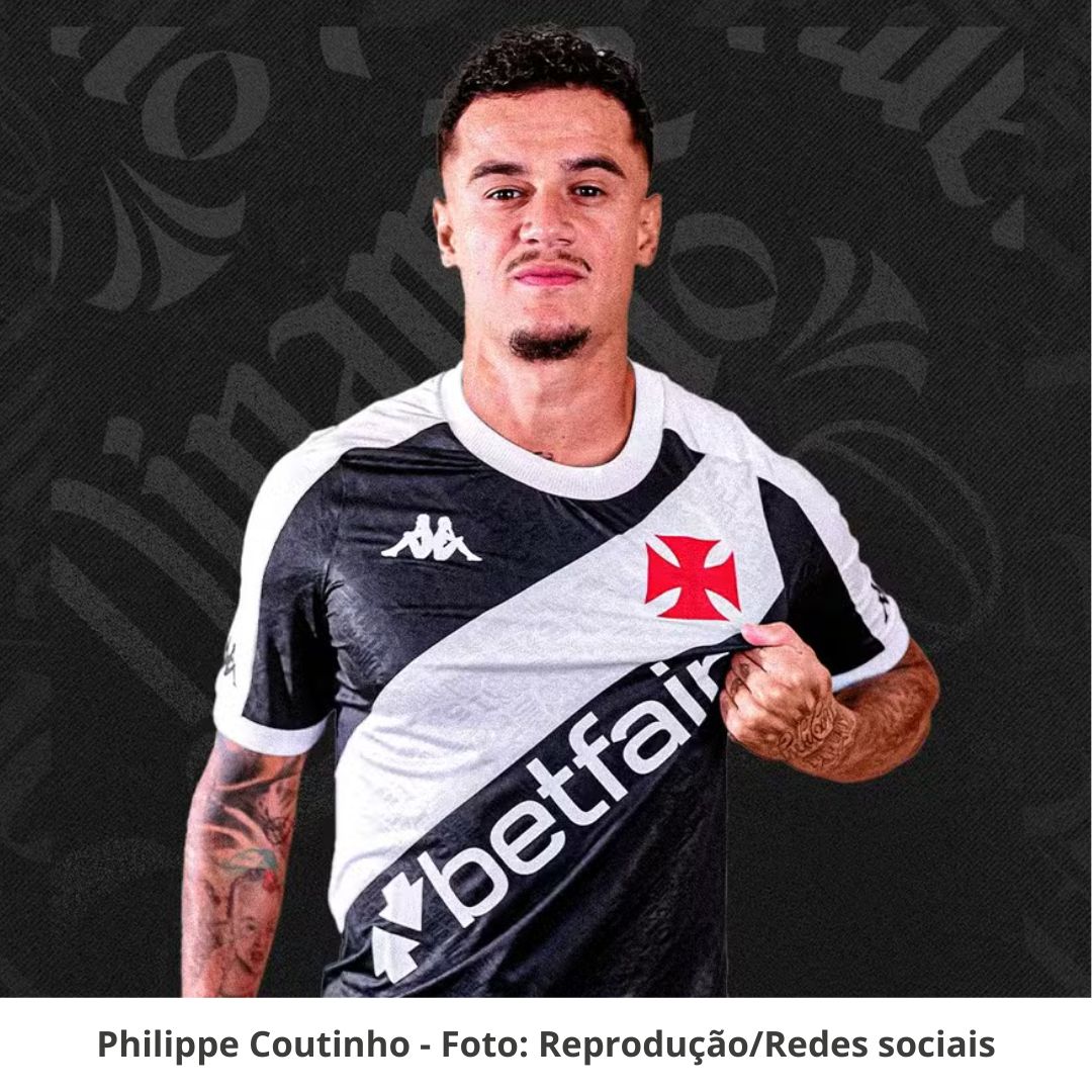 Philippe Coutinho é o novo reforço do Vasco — Foto ReproduçãoRedes sociais (2)