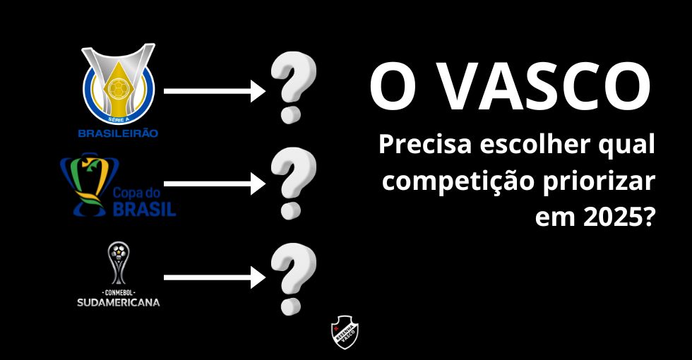 Vasco tem que priorizar alguma competição? carille demitido