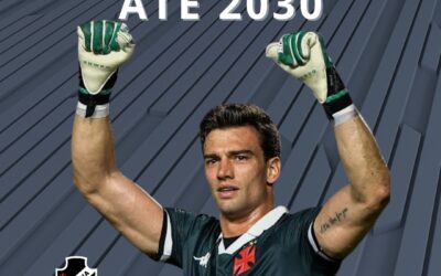 Léo Jardim renova com o Vasco até 2030.