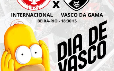 Dia de Vasco contra o Internacional.